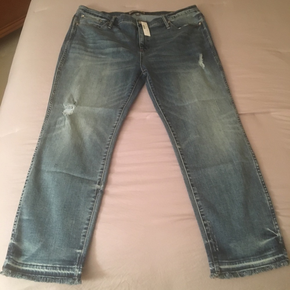 J. Crew Point Sur distressed denim jeans